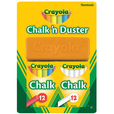 Crayola | Set of chalk | With a wiping brush