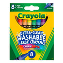 Crayola | Set of wax chalk | Ultra clean washable 8 pcs