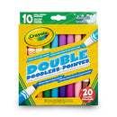 Crayola | Set of markers | Double-sided markers (washable), 10 pcs