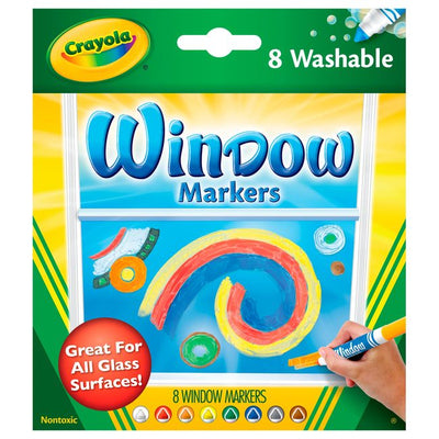 Crayola | Set of markers | For drawing on glass 8 pcs