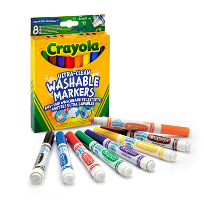 Crayola | Set of markers | Wide line (ultra-clean washable) 8 pcs