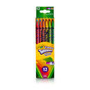 Crayola | Set of colored pencils | Twist with eraser 12 pcs