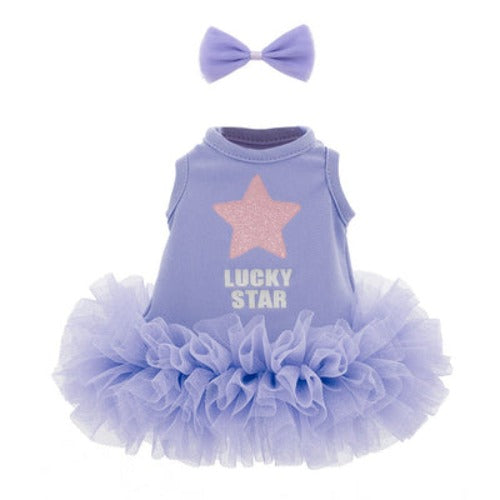 ORANGE | Clothing for a soft toy | Lucky Yoyo look Purple star