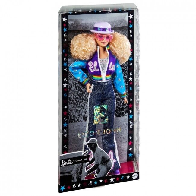 Barbie GHT52 12 inch Signature Elton John Collector Doll New In Box
