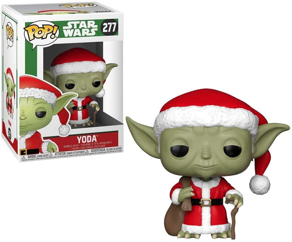 Funko POP! Star Wars: Holiday - Santa Yoda #277