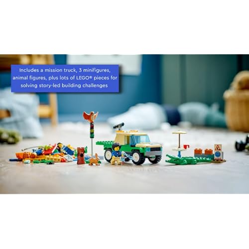 LEGO City Wild Animal Rescue Missions 60353 Interactive Digital Building Toy Set