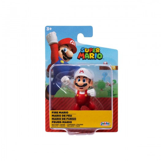 Game figure with articulation SUPER MARIO - Fire Mario 6 cm