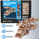Mr. Playwood | Car Carrier Truck | Mechanical Wooden Model