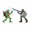 TMNT Action Figure Set - Leonardo vs. Rocksteady