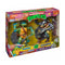 TMNT Action Figure Set - Leonardo vs. Rocksteady