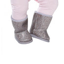 Baby Born Doll Shoes - Silver Boots