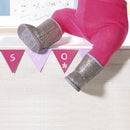 Baby Born Doll Shoes - Silver Boots