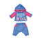 BABY born Set of clothes for the BABY born doll - Sports suit (blue)