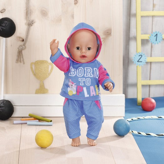 BABY born Set of clothes for the BABY born doll - Sports suit (blue)