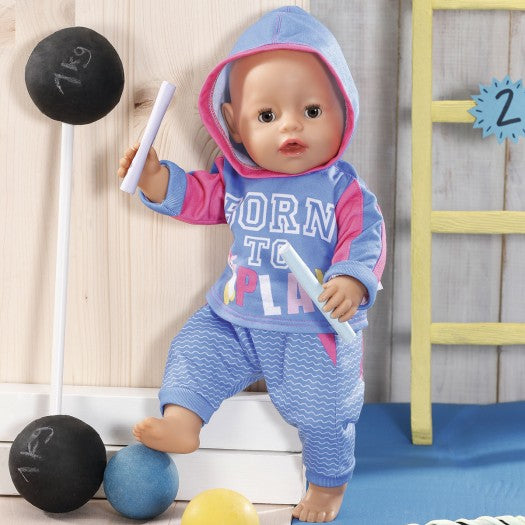 BABY born Set of clothes for the BABY born doll - Sports suit (blue)