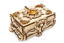 UGEARS The Amber Box - 3D Mechanical Wooden Puzzle with Amber Inclusions