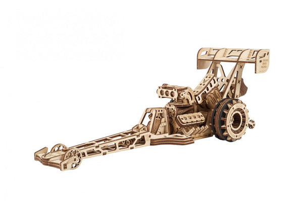 UGEARS - Mechanical Wooden Models - Top Fuel Dragster model kit