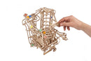 UGEARS - Mechanical Wooden Models - Marble Run Spiral Hoist model ki