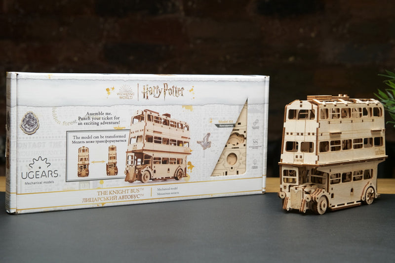 UGEARS | Harry Potter Knight Bus | Mechanical Wooden Model