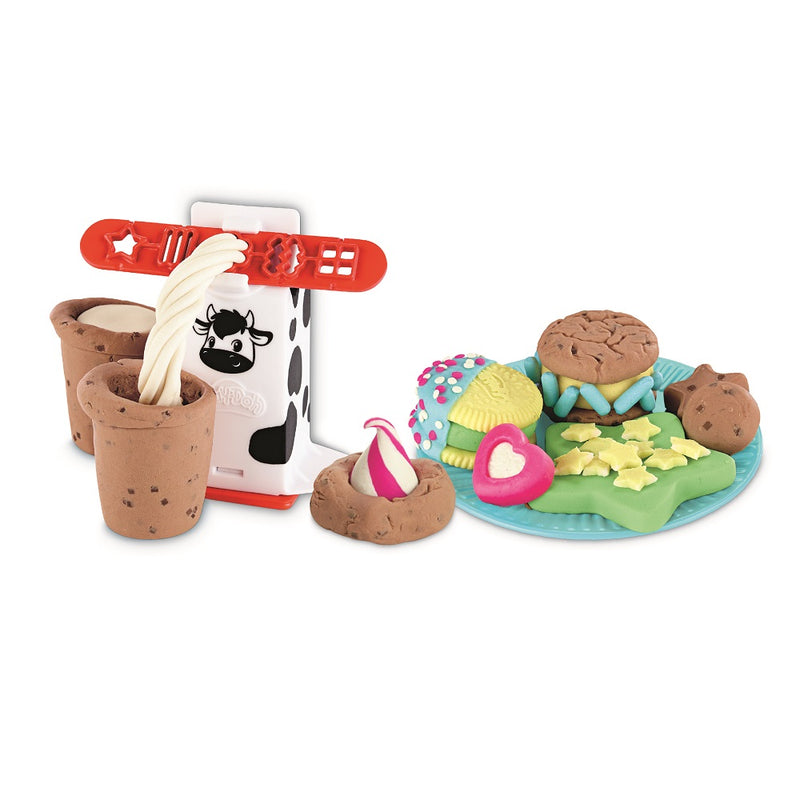 Hasbro | PLAY-DOH | Set for modeling | Set of cookies with milk