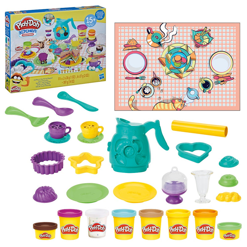 Hasbro | PLAY-DOH | Set for modeling | Coffee N Tea Party