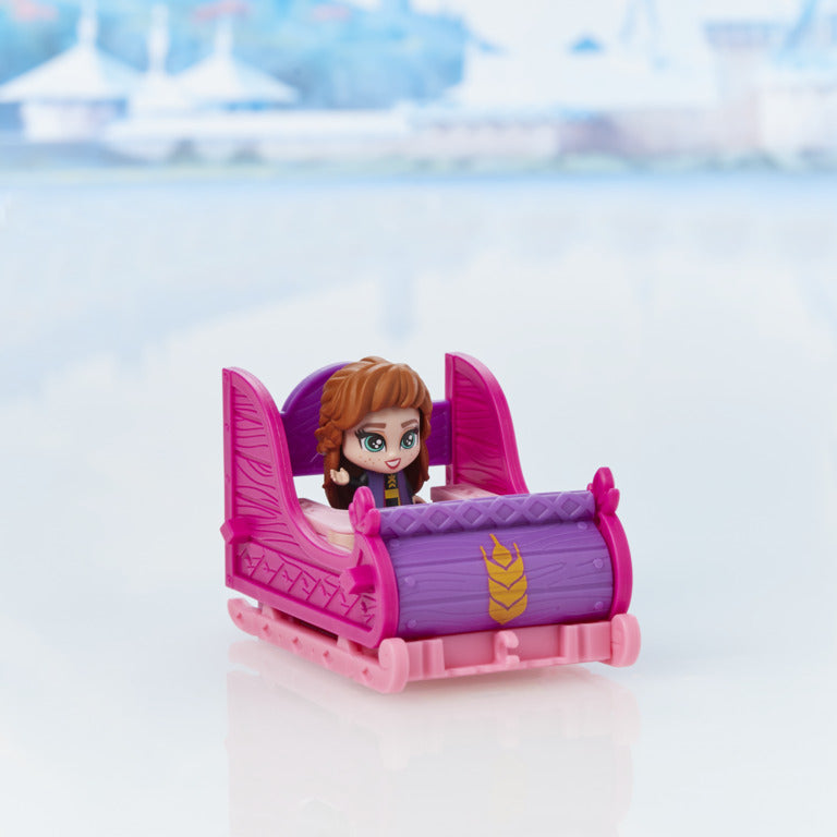 Hasbro | DISNEY FROZEN | Frozen Twirlabouts Play Set Anna's Sled with Surprise