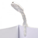 Flexilight Rechargeable flashlight bookmark - White flowers