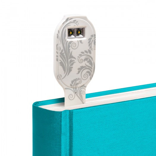 Flexilight Rechargeable flashlight bookmark - White flowers