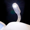 Flexilight Rechargeable flashlight bookmark - White flowers