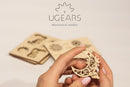 UGEARS - Mechanical Wooden Models - U-Fidgets-Gearsmas. Set of 4 models