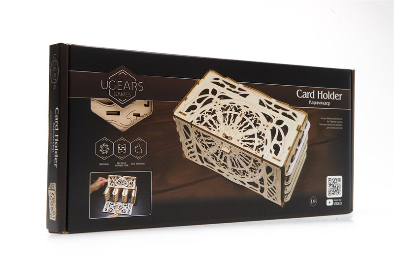 UGEARS - Mechanical Wooden Models - Card Holder model kit