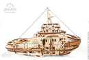 UGEARS | Tugboat | Mechanical Wooden Model