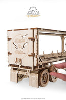 UGEARS - Mechanical Wooden Models - Trailer for Heavy Boy Truck VM-03 mechanic