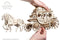 UGEARS – Mechanische Holzmodelle – Postkutschen-Modellbausatz