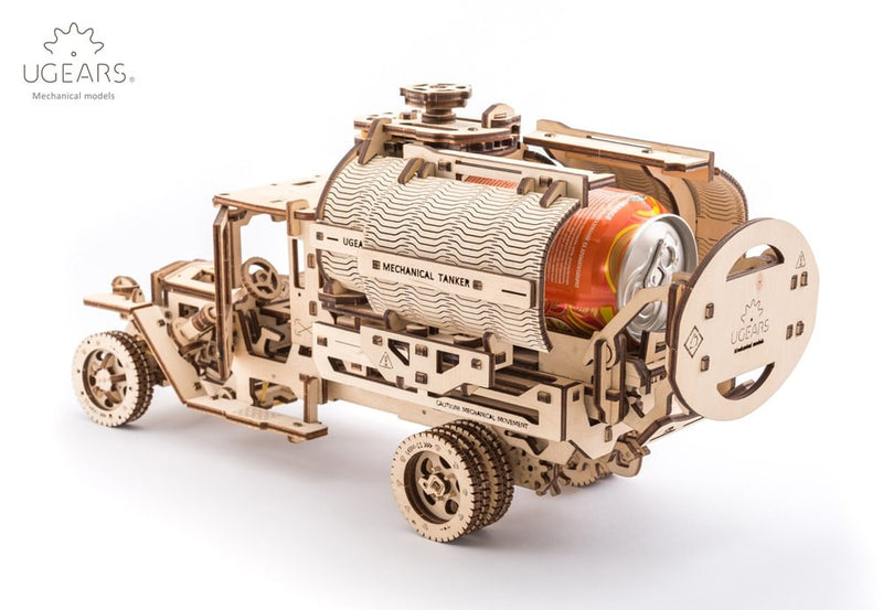 UGEARS - Mechanical Wooden Models - Mechanischer Tanker-Modellbausatz