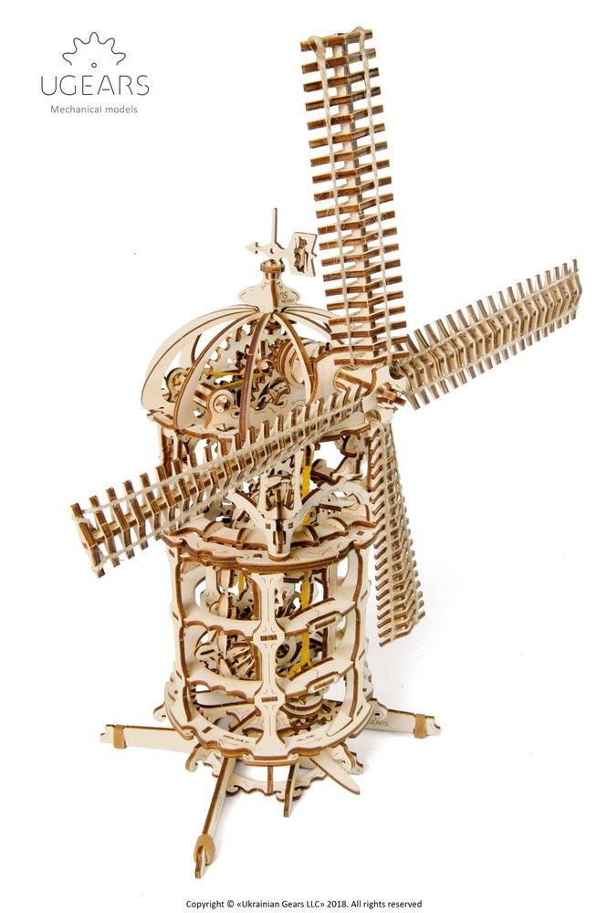 UGEARS - Mechanical Wooden Models - Tower Windmill model kit