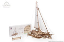 UGEARS - Mechanical Wooden Models - Trimaran Merihobus model kit