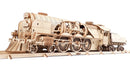 UGEARS | V-Express Steam Train | Mechanical Wooden Model