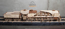 UGEARS | V-Express Steam Train | Mechanical Wooden Model