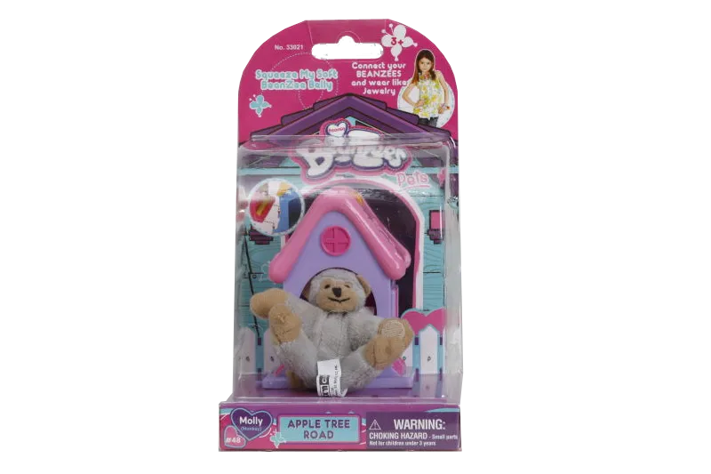 BeanZees | Soft toy | Play set with a house - Series 2