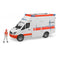 BRUDER | Special machine | Mercedes Benz Sprinter ambulance + driver figure | 1:16