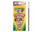 Crayola | Set of colored pencils | 24 pcs