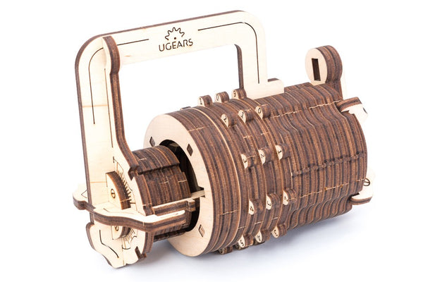 UGEARS | Combination Lock | Mechanical Wooden Model