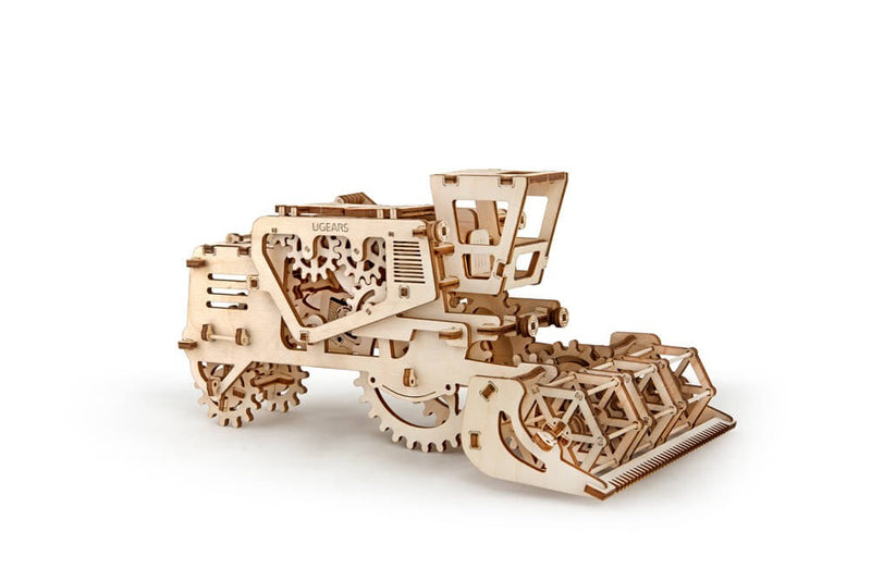 Ugears Combine Harvester - Self-Propelled Mechanical Wooden 3D Puzzle