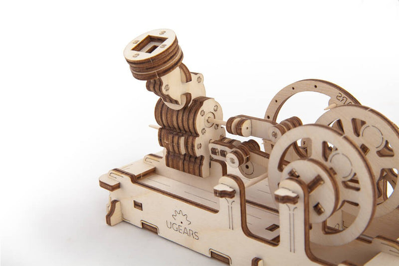 UGEARS - Mechanical Wooden Models - Pneumatic Engine model kit