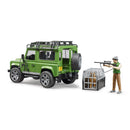 BRUDER | Forestry | Land Rover Defender with figure of forester and dog | 1:16
