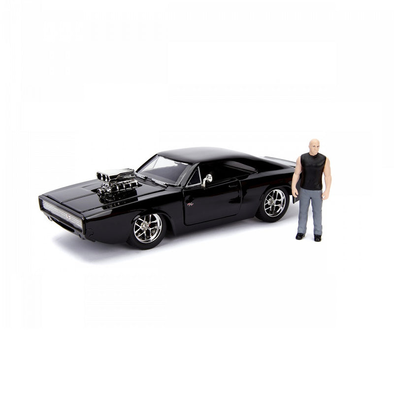 JADA | Сollectible car | Fast & Furious | Dodge Charge Street 1970 with a figurine of Domenic Toretto | 1:24