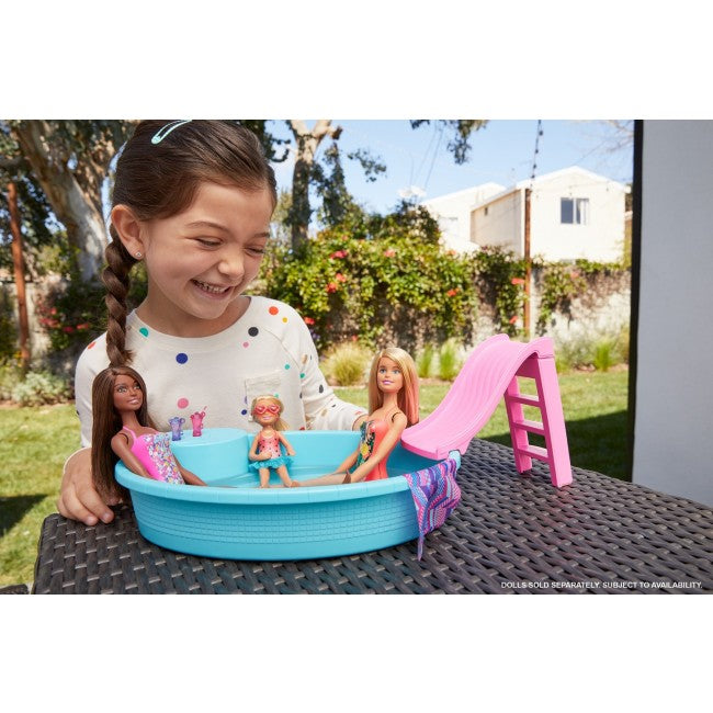BARBIE | Dolls | Play set "Fun by the pool" Barbie