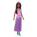 BARBIE | Dolls | Magical princess Dreamtopia brown-haired woman in a purple skirt (HGR02)
