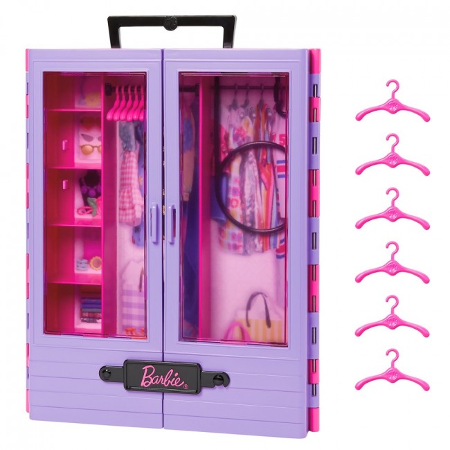 BARBIE | Dolls Аccessories | Lilac Barbie wardrobe for clothes
